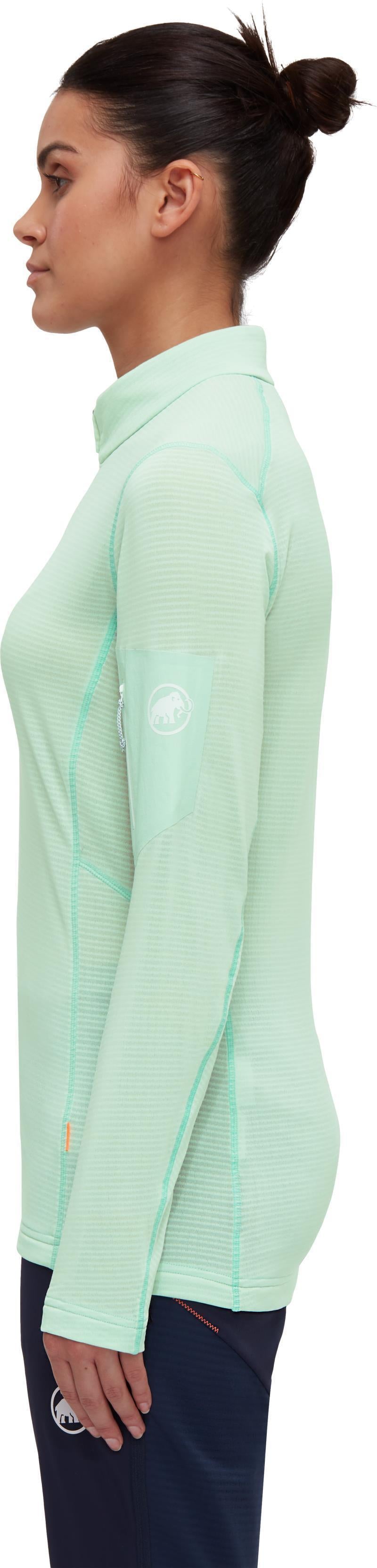 Aenergy Light ML Half Zip Pullover - Womens - Neo Mint 3