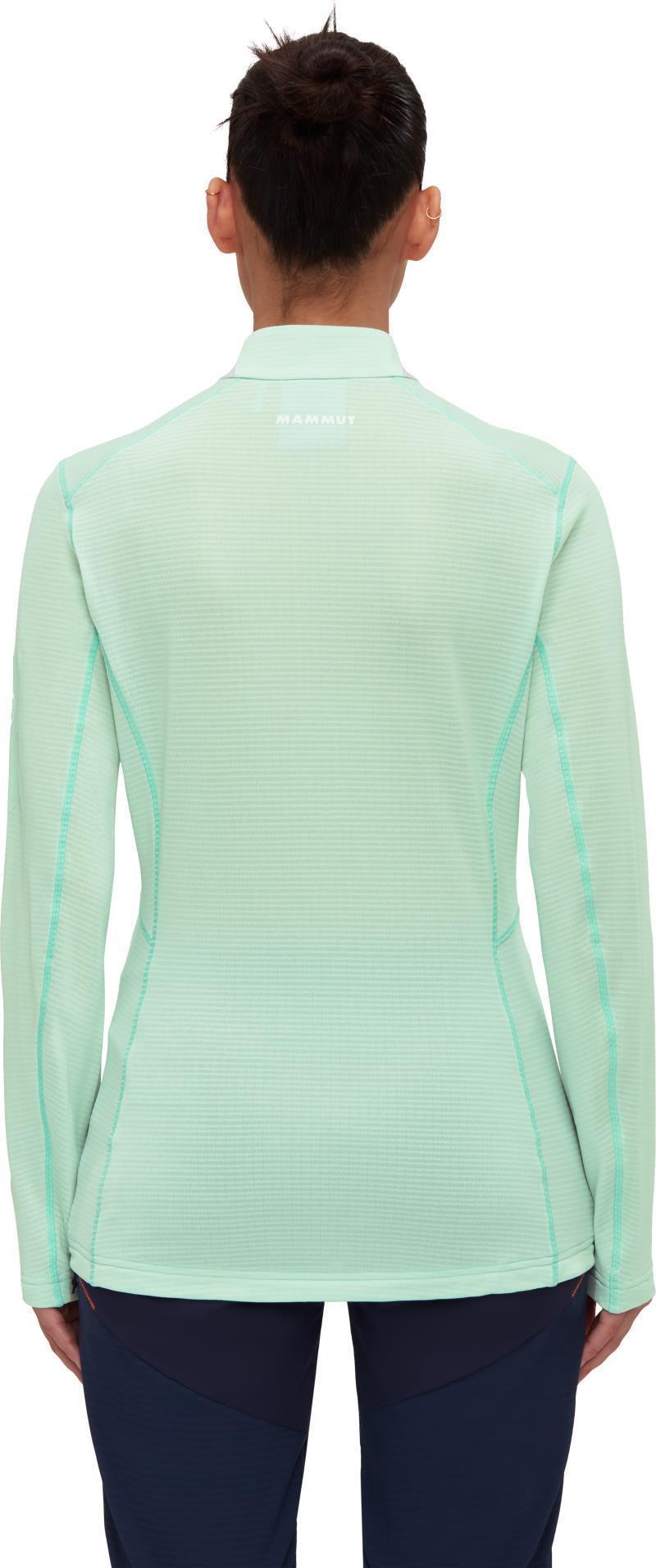 Aenergy Light ML Half Zip Pullover - Womens - Neo Mint 4
