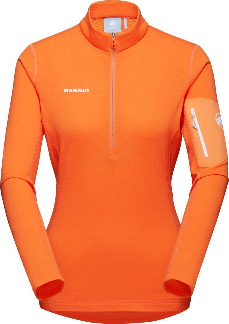 Aenergy Light ML Half Zip Pullover - Womens - Tangerine 1