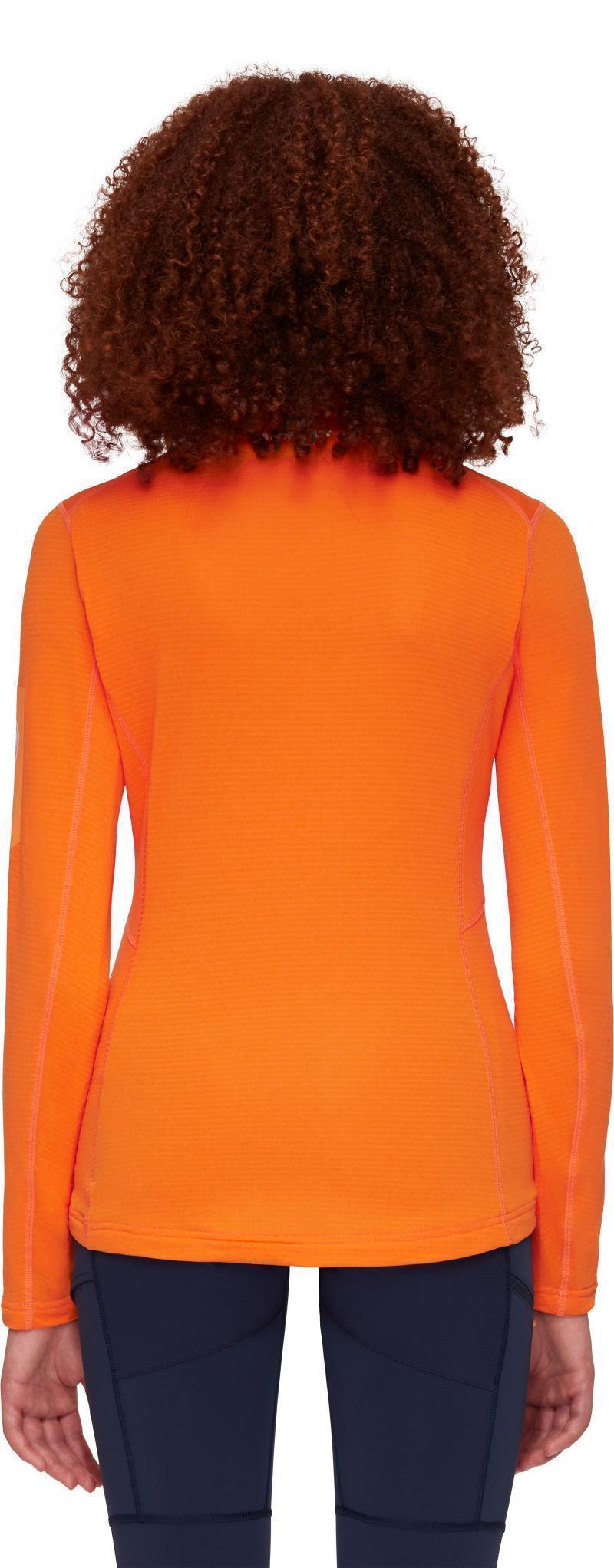 Aenergy Light ML Half Zip Pullover - Womens - Tangerine 4