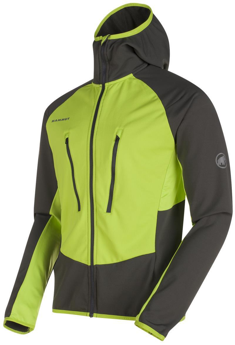 Aenergy Light ML Hooded Jacket - Mens - Graphite / Sprout 1