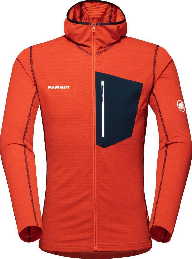 Aenergy Light ML Hooded Jacket - Mens - Hot Red / Marine 1