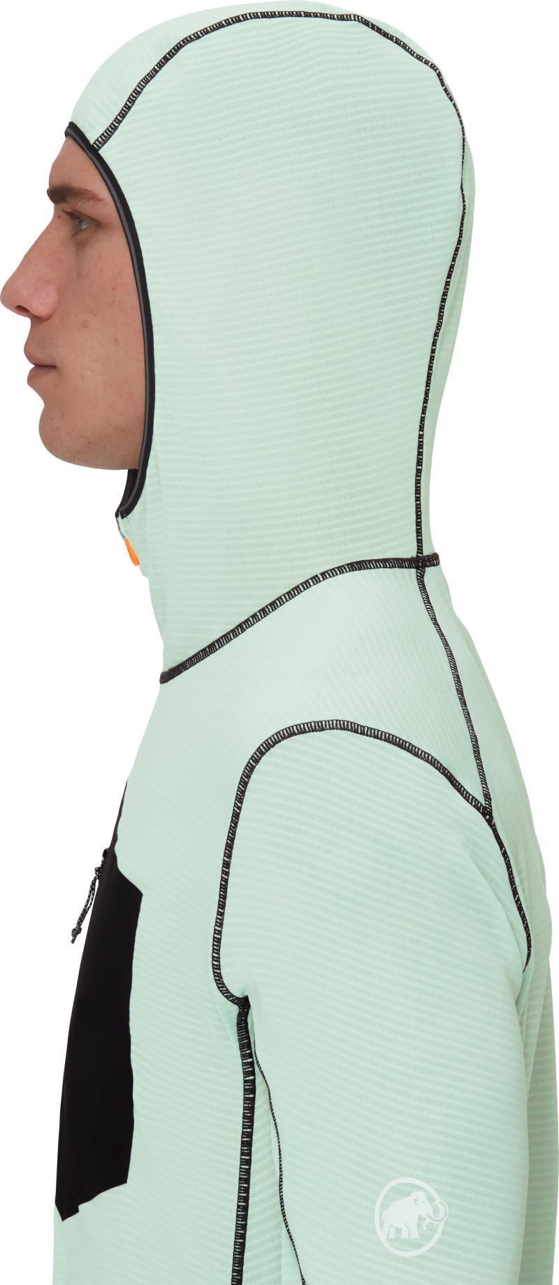 Aenergy Light ML Hooded Jacket - Mens - Neo Mint / Black 5