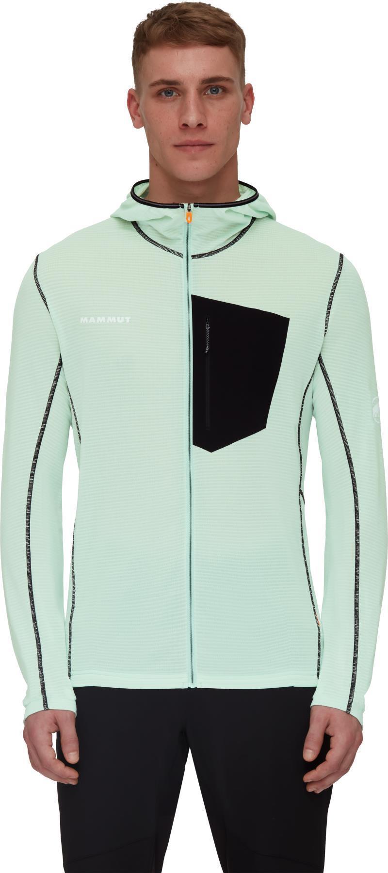 Aenergy Light ML Hooded Jacket - Mens - Neo Mint / Black 2