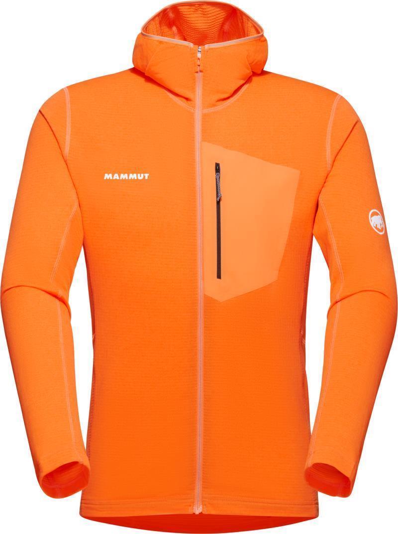 Aenergy Light ML Hooded Jacket - Mens - Tangerine 1