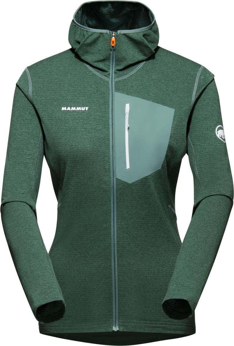 Aenergy Light ML Hooded Jacket - Womens - Dark Jade 1