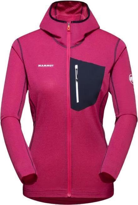 Aenergy Light ML Hooded Jacket - Womens - Pink / Marine 1
