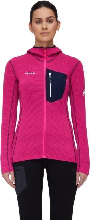 Aenergy Light ML Hooded Jacket - Womens - Pink / Marine 2