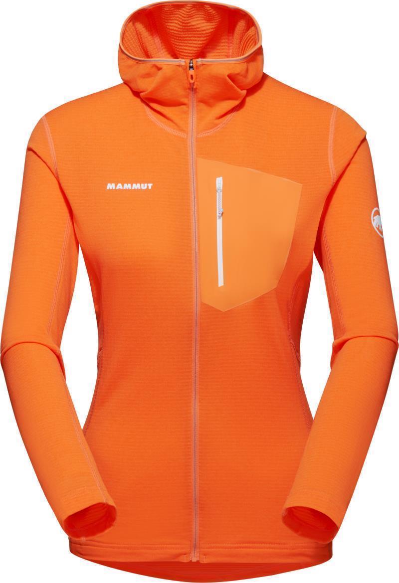 Aenergy Light ML Hooded Jacket - Womens - Tangerine 1