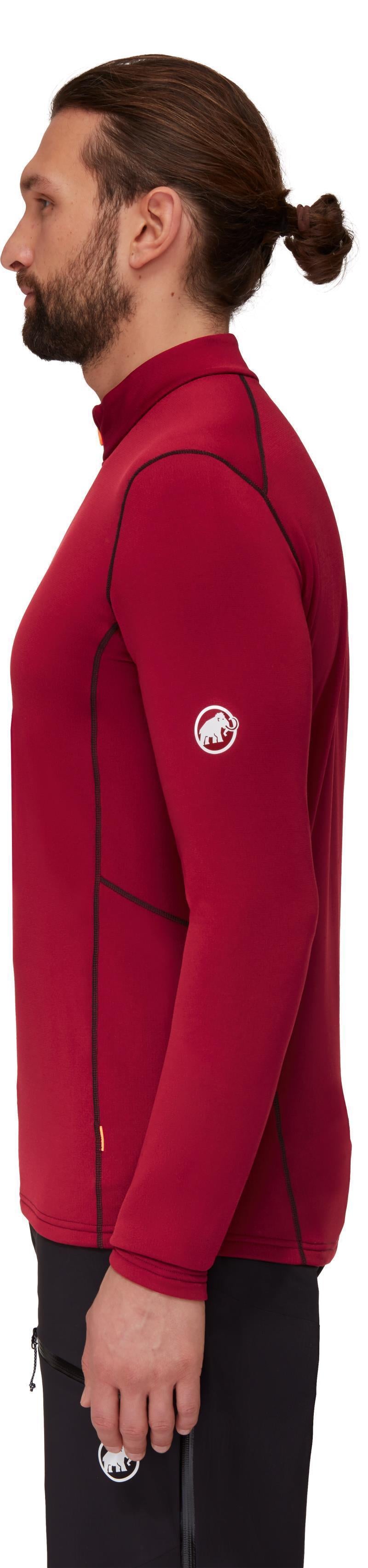 Aenergy ML Half Zip Pullover - Mens - Blood Red / Black 3