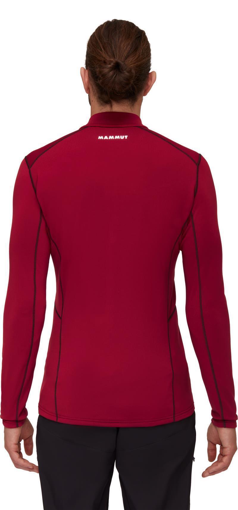 Aenergy ML Half Zip Pullover - Mens - Blood Red / Black 4