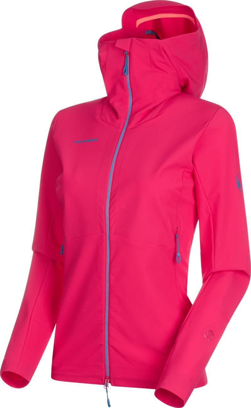 Aenergy Pro SO Hooded Jacket - Womens - Dragon Fruit 1