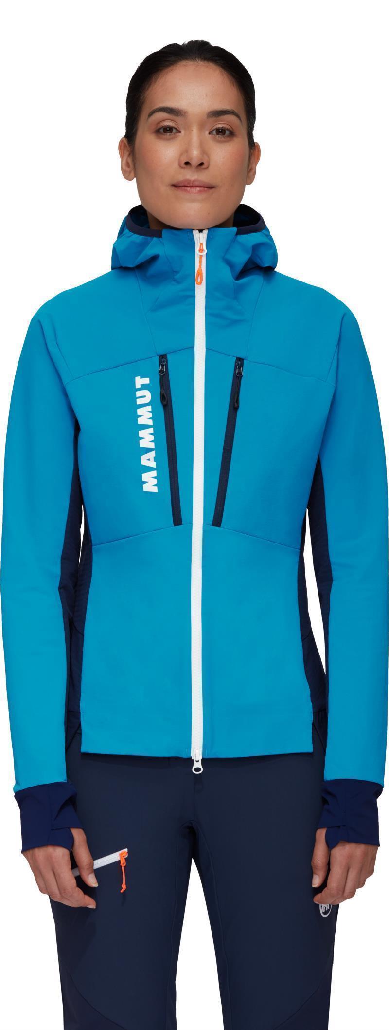 Aenergy SO Hybrid Hooded Jacket - Womens - Gentian / Marine 2