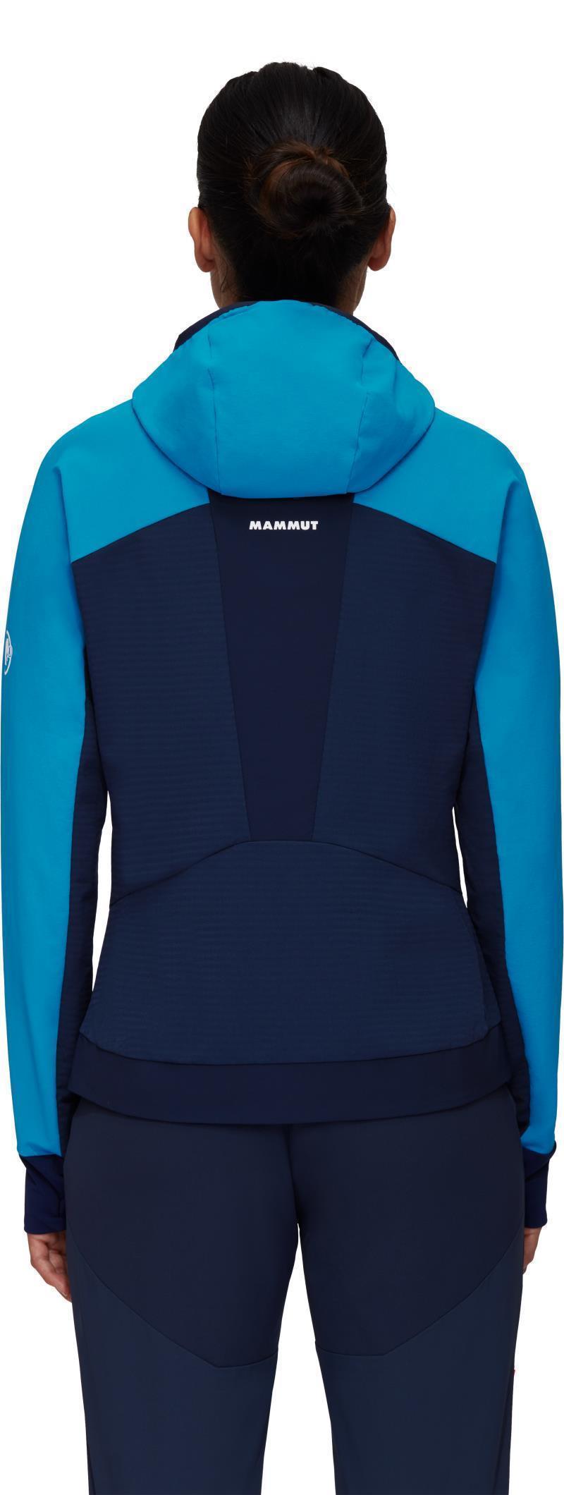 Aenergy SO Hybrid Hooded Jacket - Womens - Gentian / Marine 4