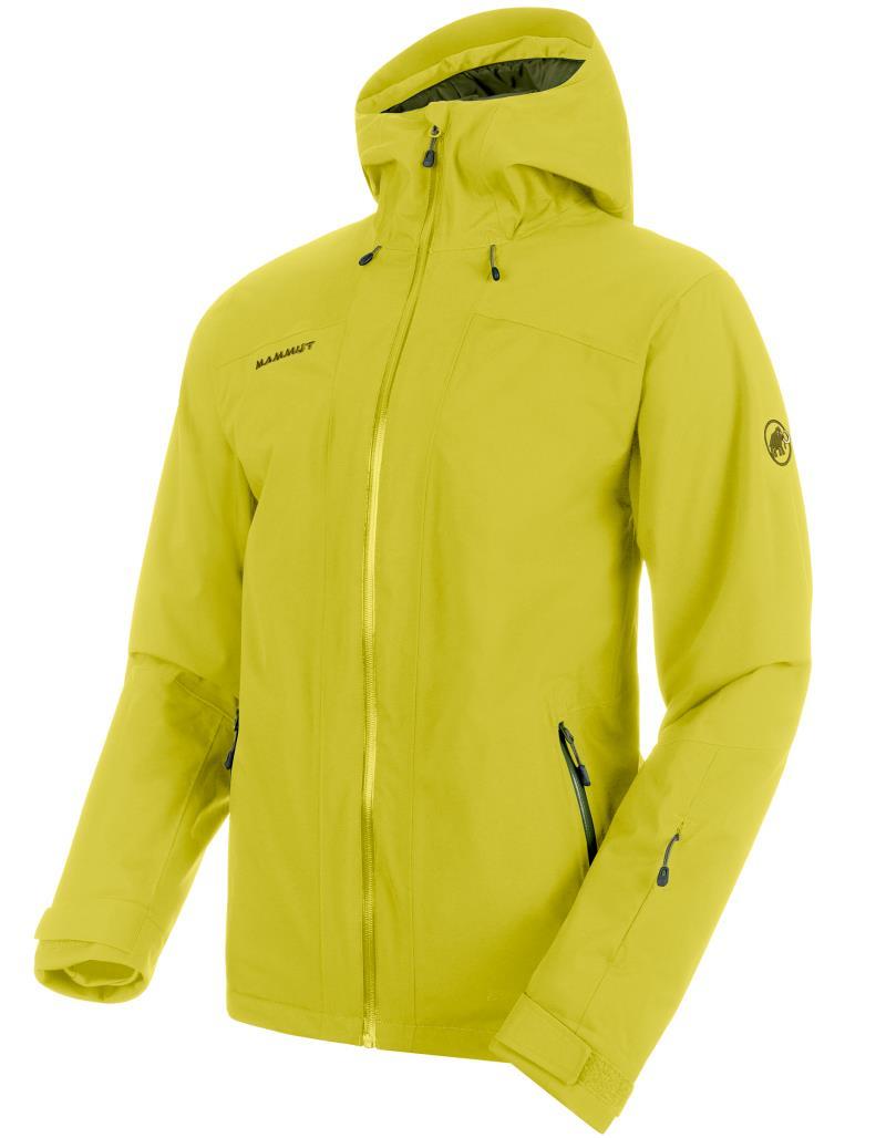 Andalo HS Thermo Hooded Jacket - Mens - Canary / Clover 1