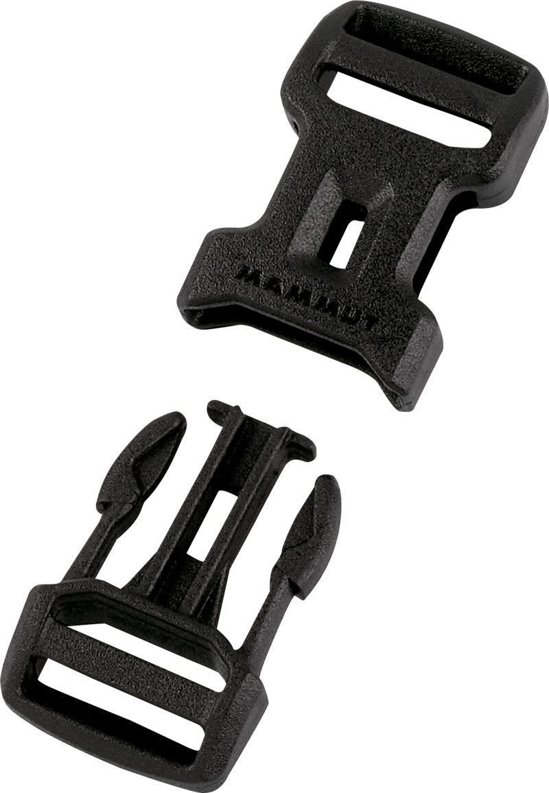 Dual Adjust Side Squeeze Buckle 20mm - Black - not applicable 1