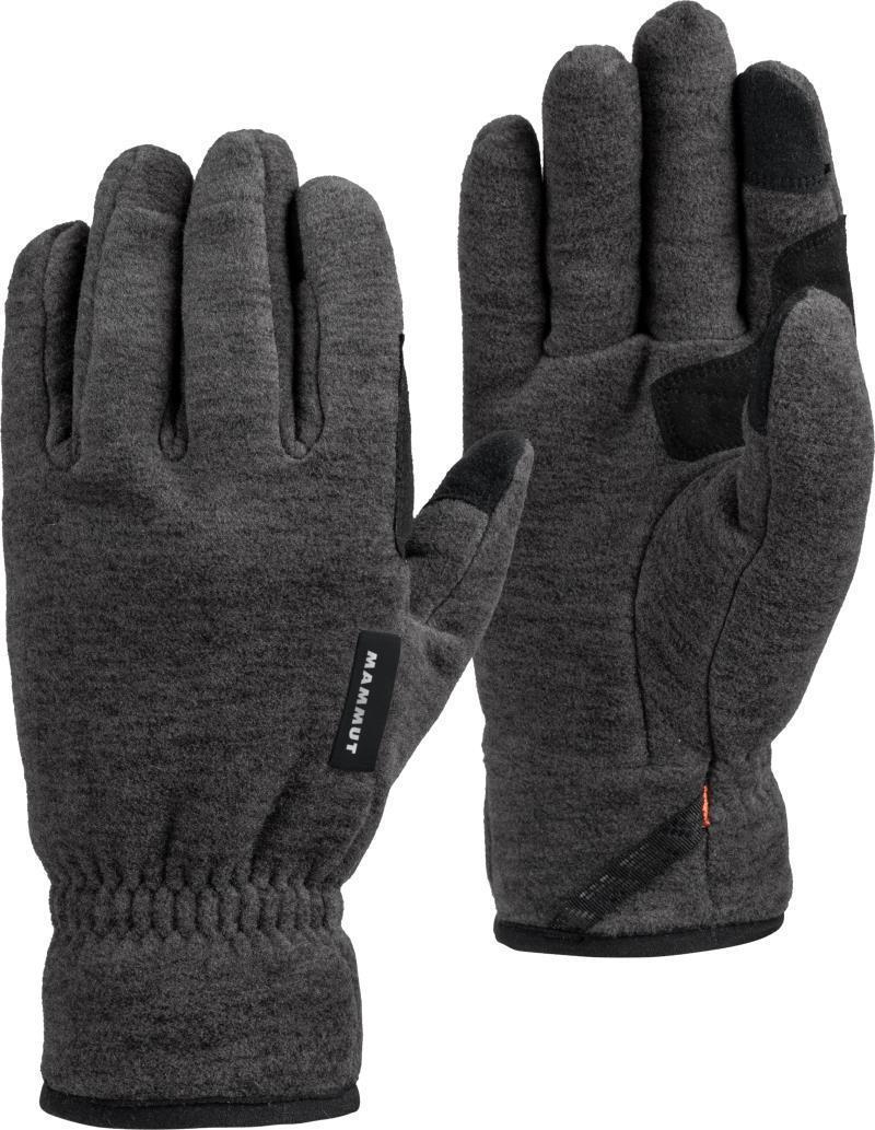 Fleece Gloves - Black Melange 2