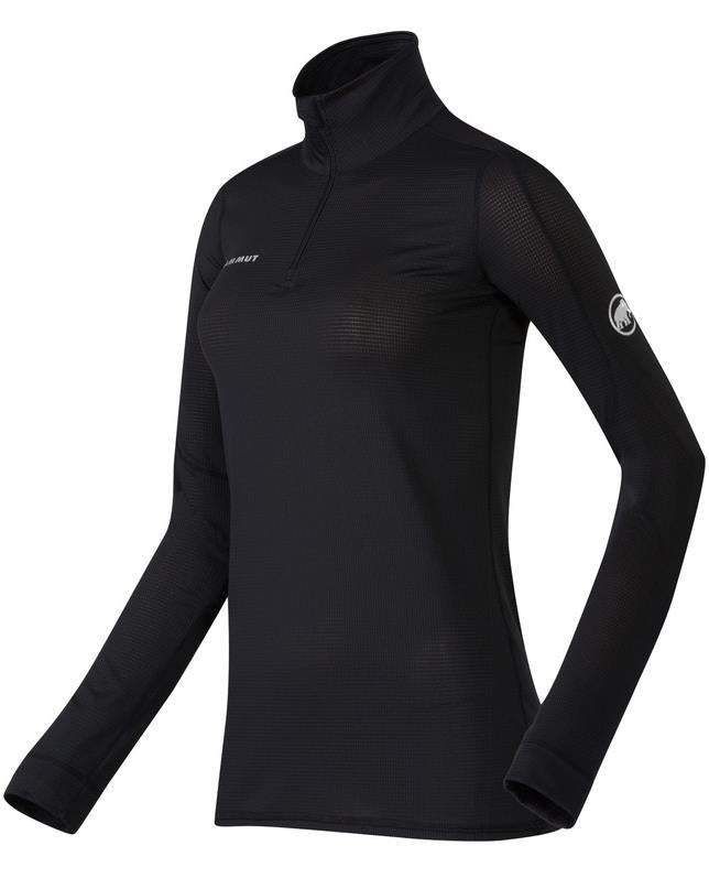 Go Dry Zip LS - Womens - Black 1