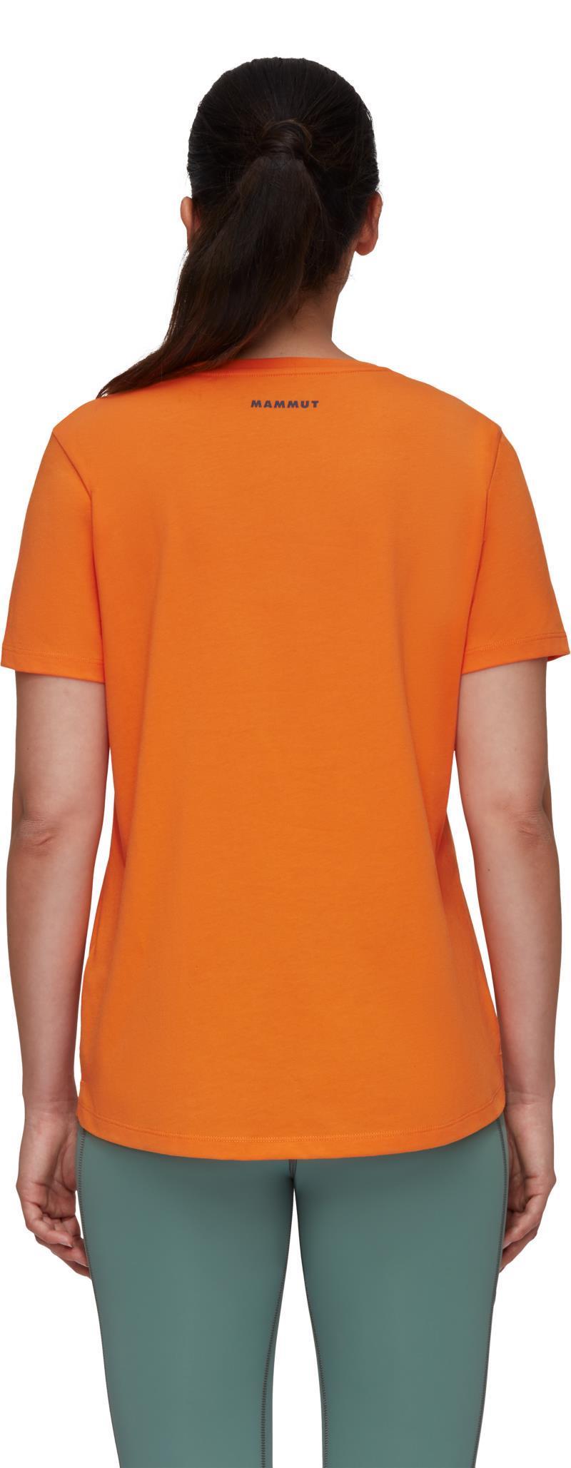 Mammut Core T-Shirt Emblem - Womens - Dark Tangerine 4