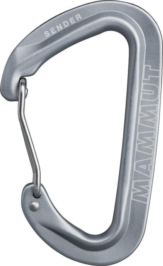 Sender Wire Carabiner - Wire Gate - Light Grey - Not Applicable 1