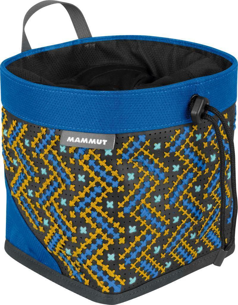 Stitch Boulder Chalk Bag - Dark Cyan / Black 2