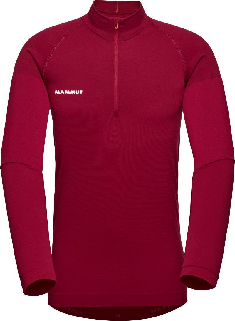 Trift Half Zip LS - Mens - Blood Red 1