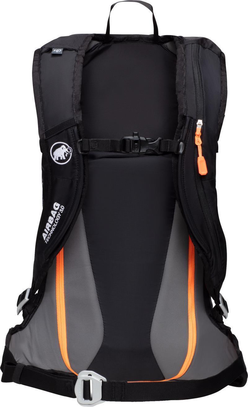 Ultralight Removable Airbag 3.0 20L - SET with AirBag (Cartridge Not Included) - Black / Vibrant Orange 2