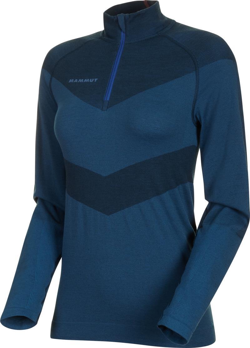 Vadret Half Zip LS - Womens - Sapphire / Wing Teal 2