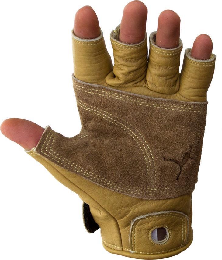 Climbing Glove - 3/4 finger - Natural 2