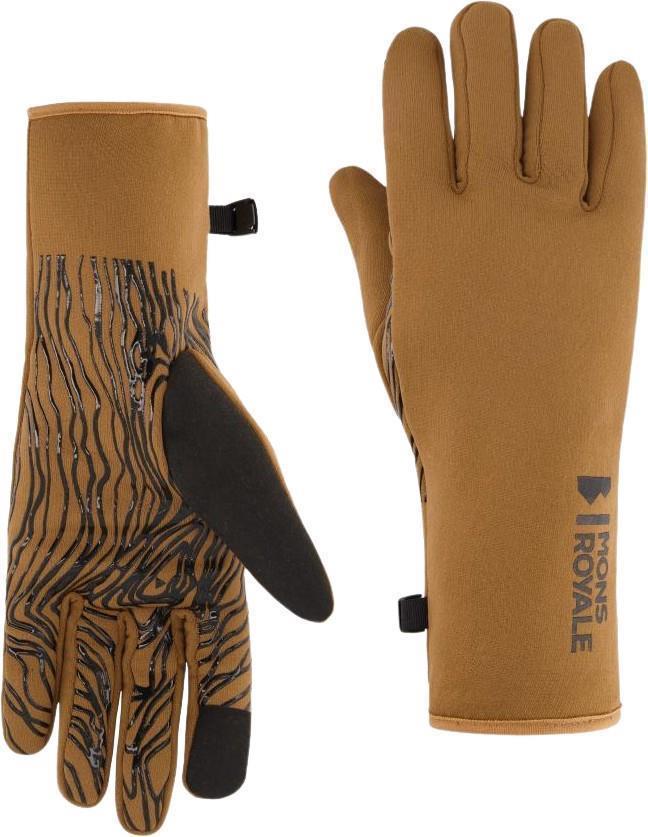 Amp Merino Fleece Gloves - Toffee 1