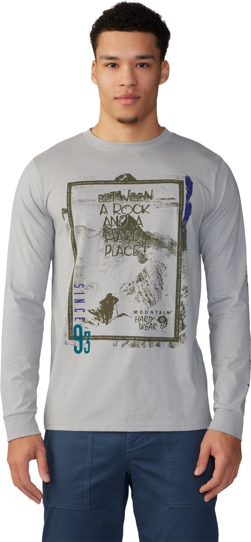 93 Climber LS - Mens - Hardwear Grey Heather 1