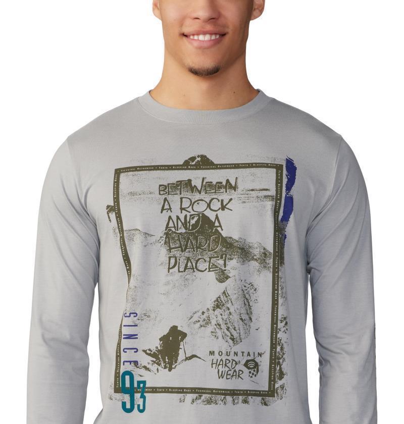 93 Climber LS - Mens - Hardwear Grey Heather 5