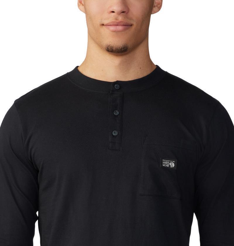 Cotton Ridge LS Henley - Mens - Black 5