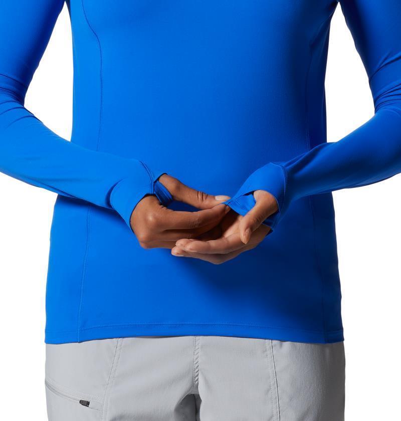 Crater Lake LS Crew - Womens - Bright Island Blue 5