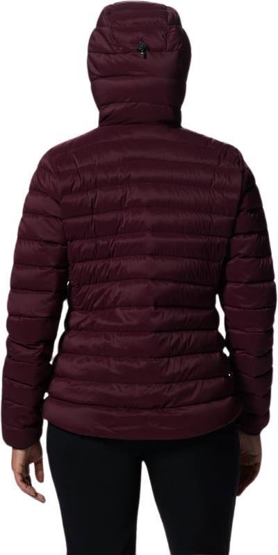 Deloro Down Full Zip Hoody - Womens - Cocoa Red 2