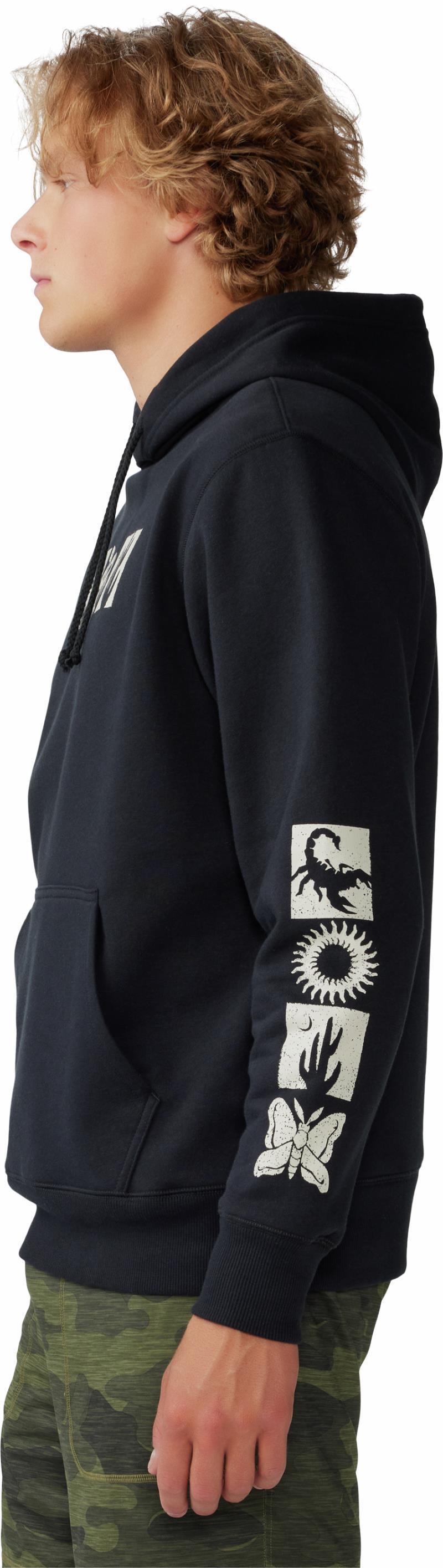 Desert Check Pullover Hoody - Mens - Black 6