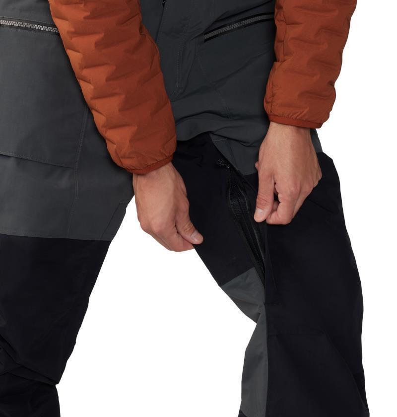 First Tracks Bib, Reg - Mens - Volcanic / Black 4