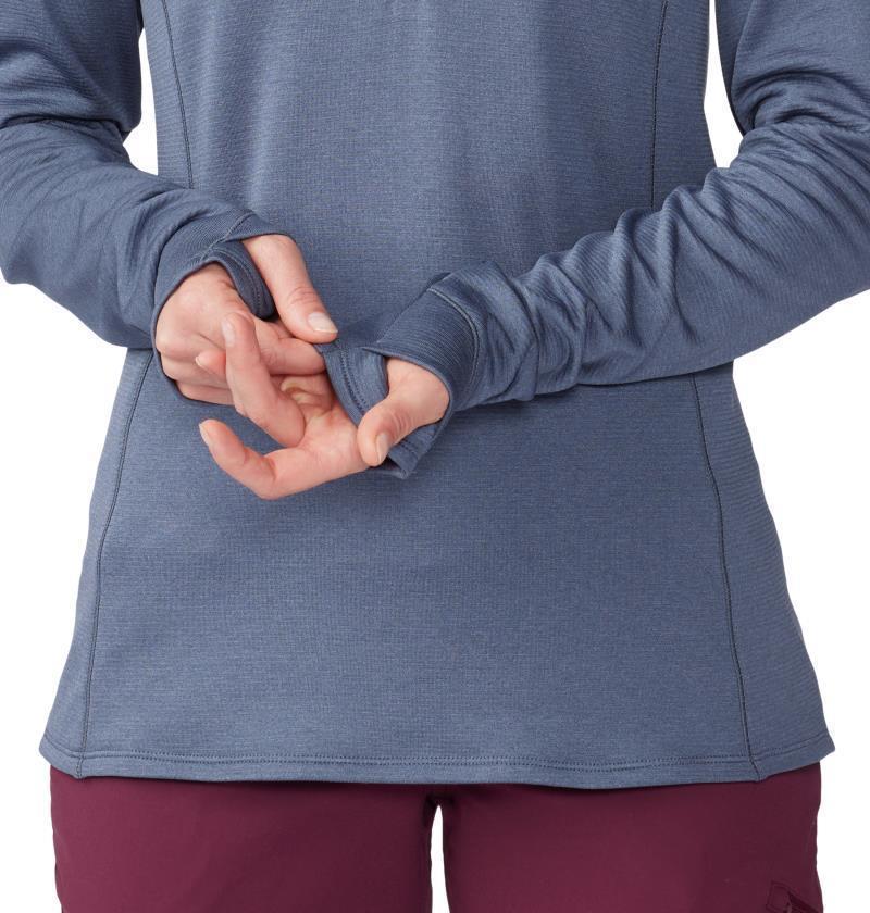 Glacial Trail Half Zip - Womens - Blue Slate 5