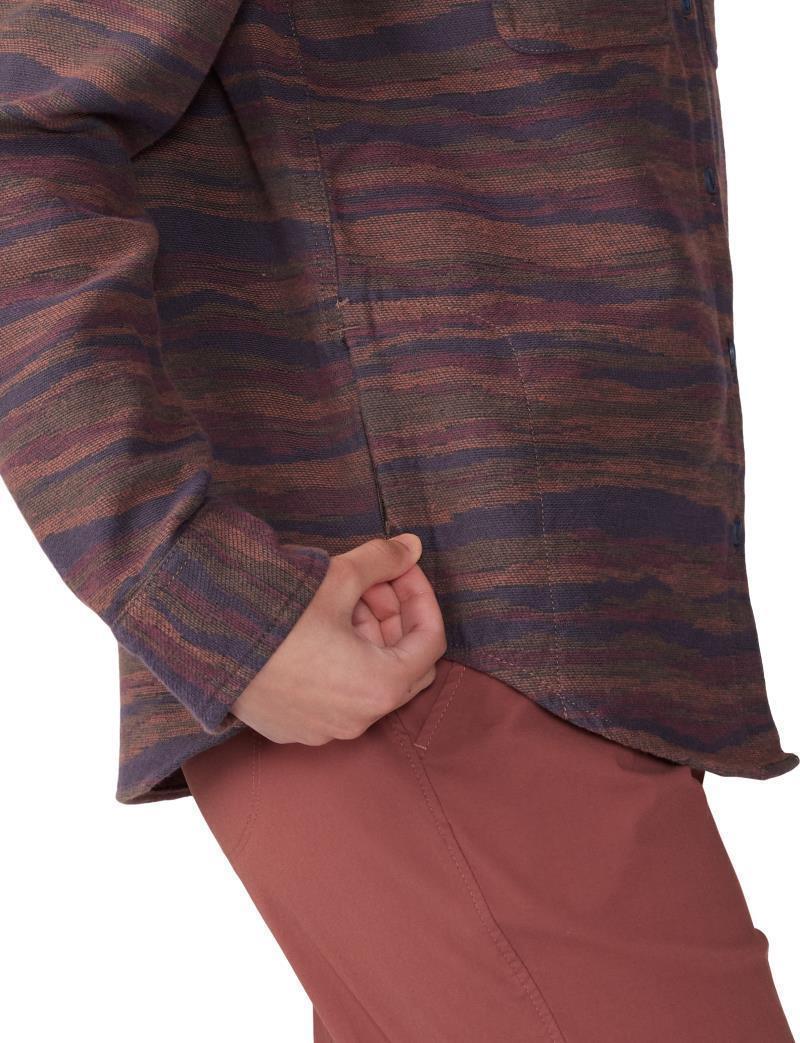 Granite Peak LS Flannel Shirt - Womens - Clay Earth Landscape Jacquard 7