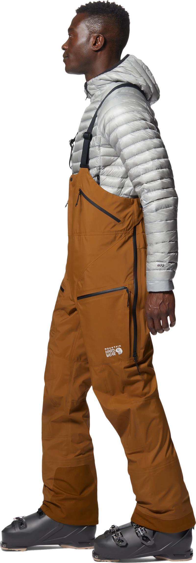 High Exposure GTX C-Knit Bib, Reg - Mens - Golden Brown 3