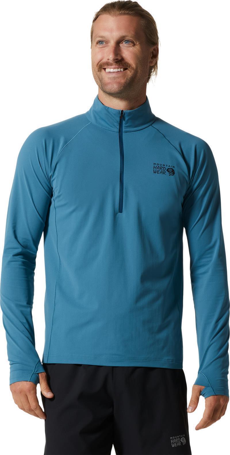 Mountain Stretch Half Zip - Mens - Caspian 1