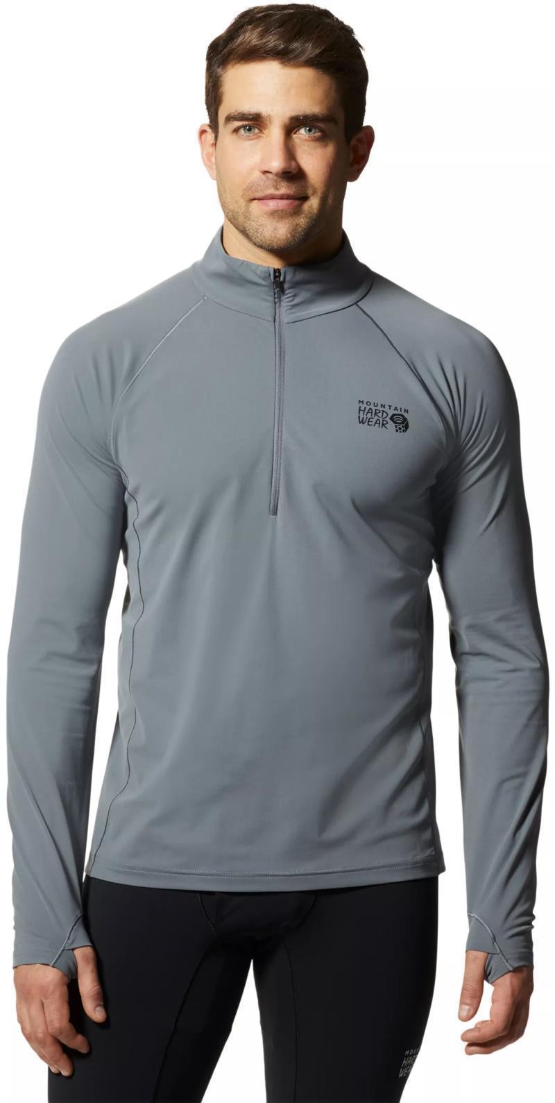 Mountain Stretch Half Zip - Mens - Foil Grey 1