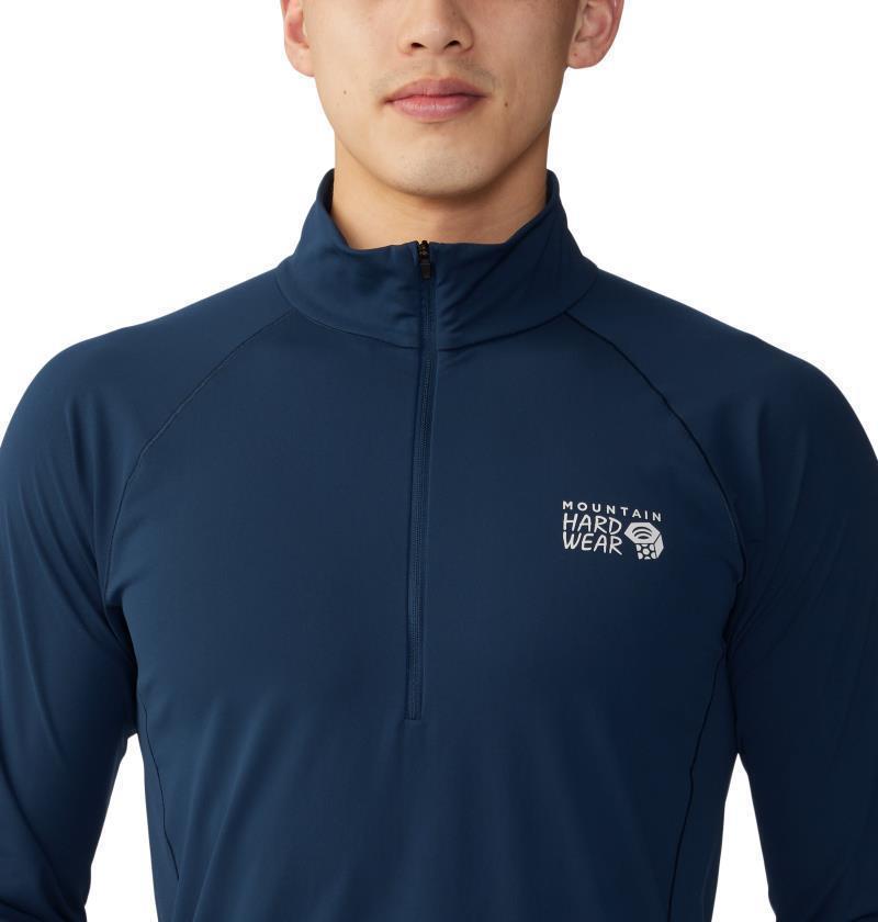 Mountain Stretch Half Zip - Mens - Hardwear Navy 4