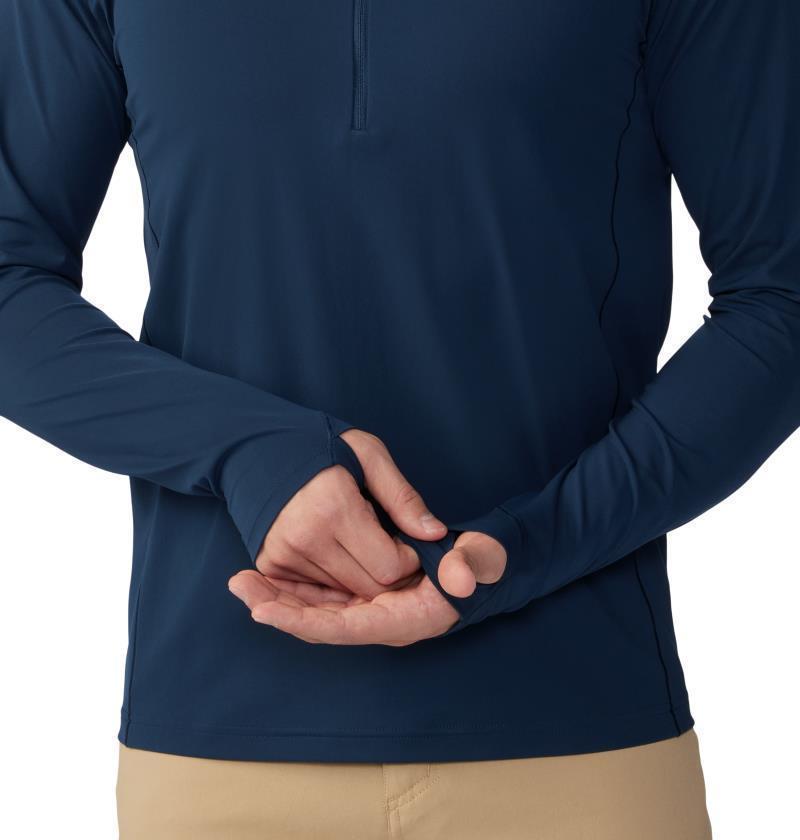 Mountain Stretch Half Zip - Mens - Hardwear Navy 5