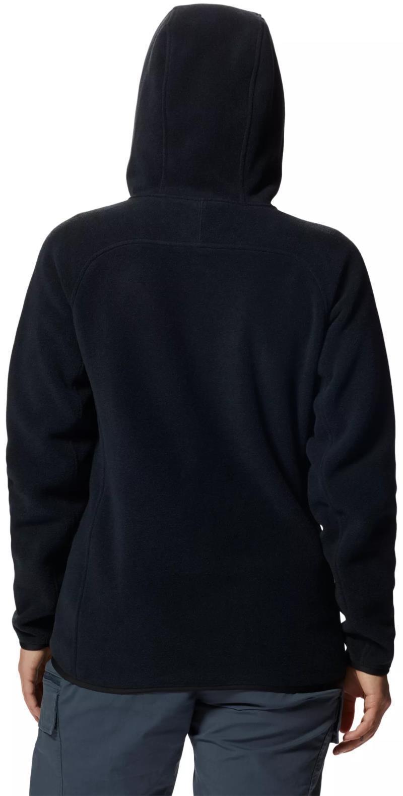 Polartec Double Brushed Full Zip Hoody - Womens - Black 2