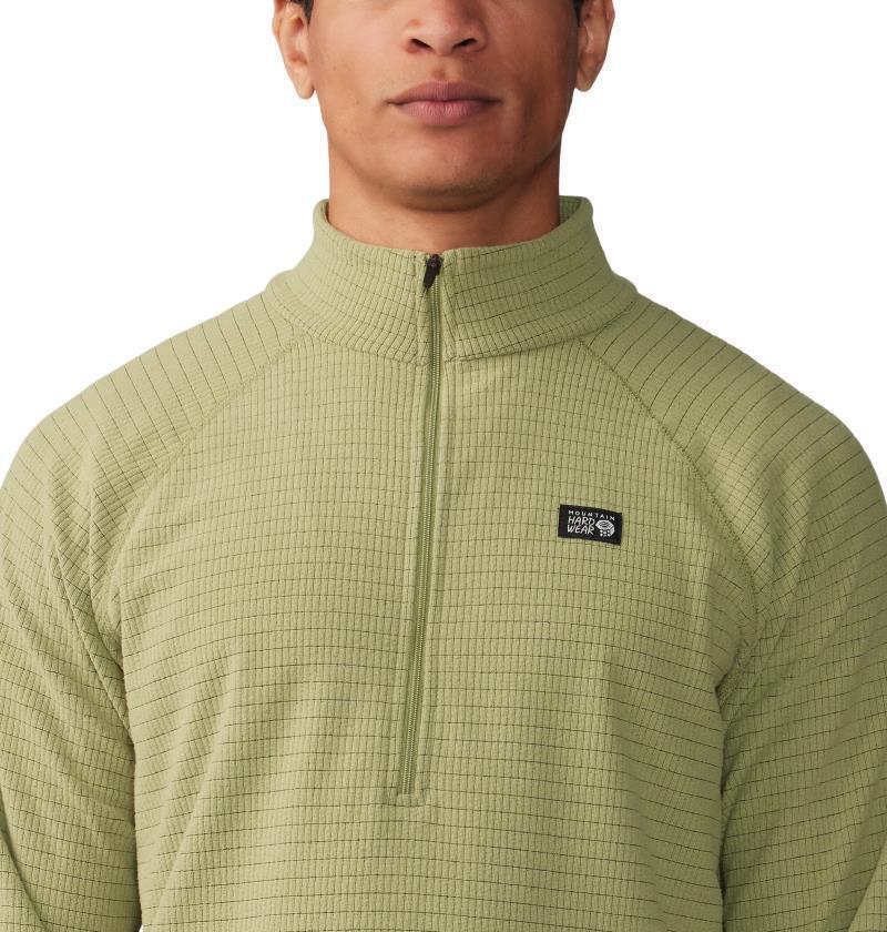 Summit Grid Half Zip - Mens - Light Cactus 5