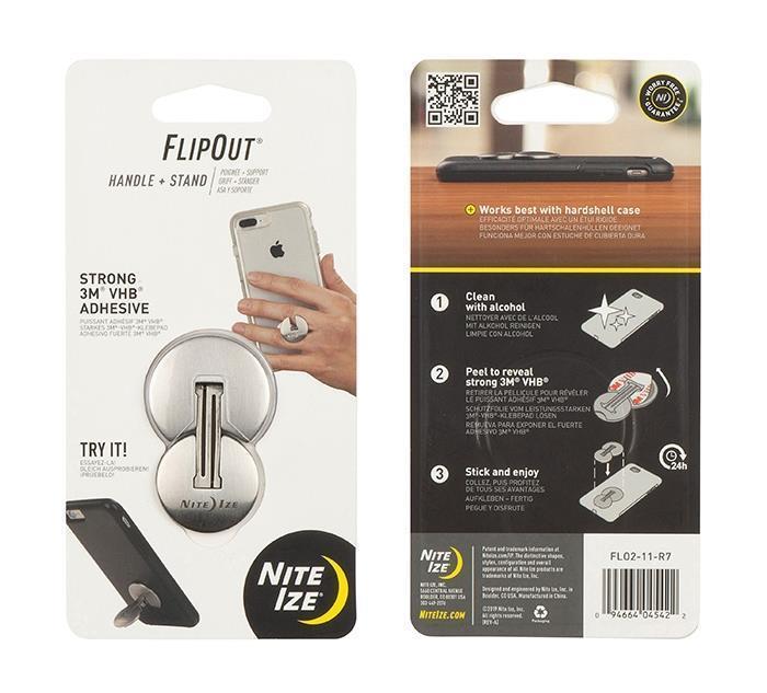 FlipOut Handle + Stand - Stainless 2