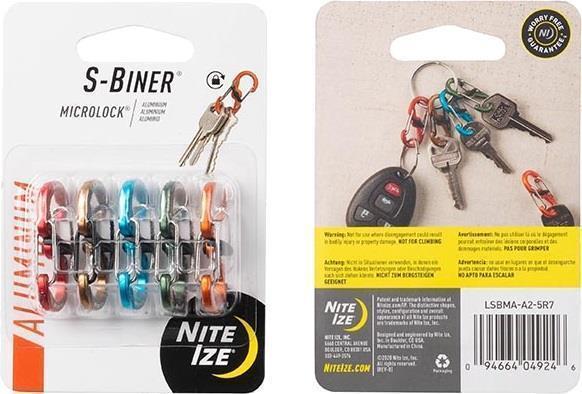 S-Biner MicroLock Aluminum - 5 Pack - Not Applicable 1