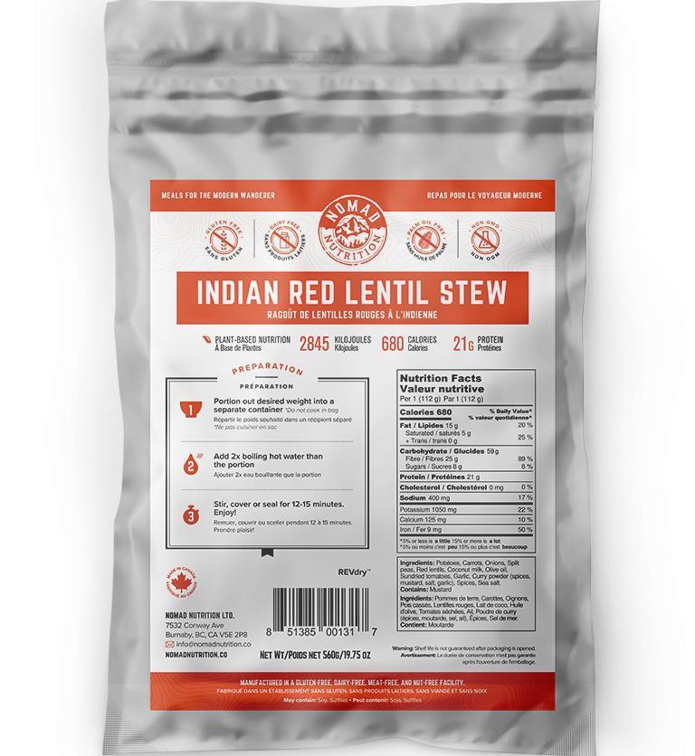 Indian Red Lentil - 560g - Not Applicable 1
