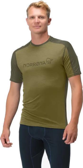 Falketind Equaliser Merino T-Shirt - Mens - Olive Drab / Olive Night 3